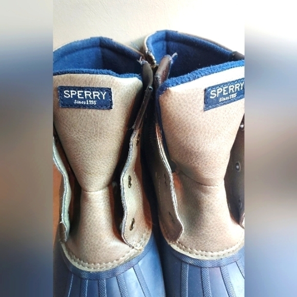 SPERRY women's waterproof rubber duck boots size 10M - Picture 2 of 9